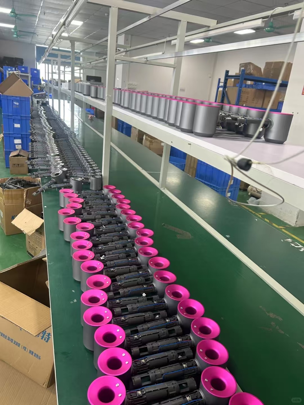 Hair dryer production workshop