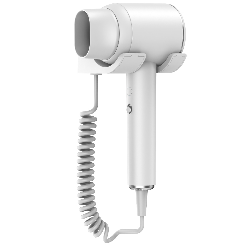 SF-M premium wall-mounted hotel hair dryer with grip-activated switch